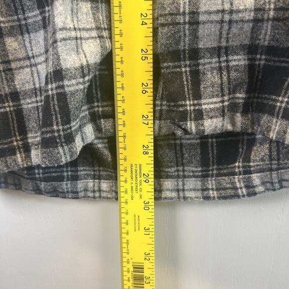 Pendleton Wool Board‎ Shirt Douglas Tartan Gray Black Plaid 100% Virgin Wool S - Picture 8 of 14